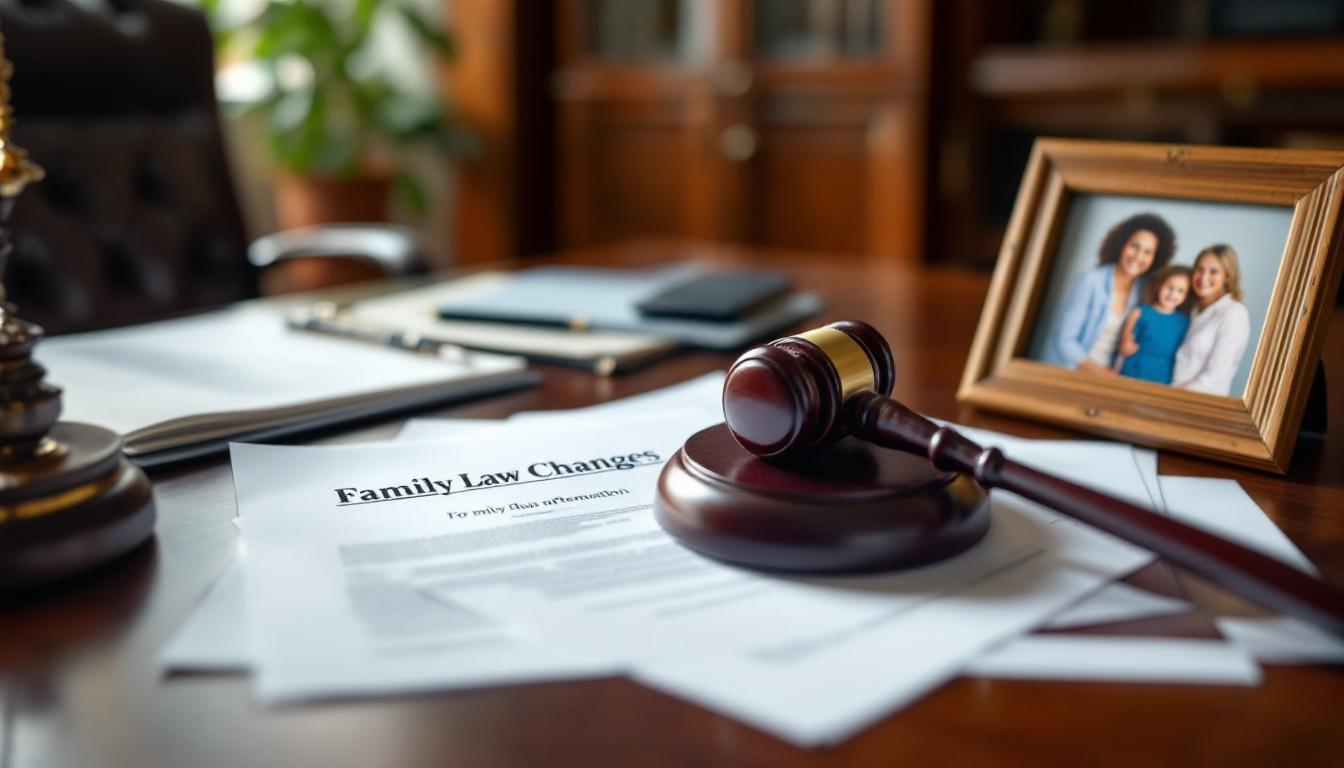 Droit de la famille : les changements législatifs majeurs